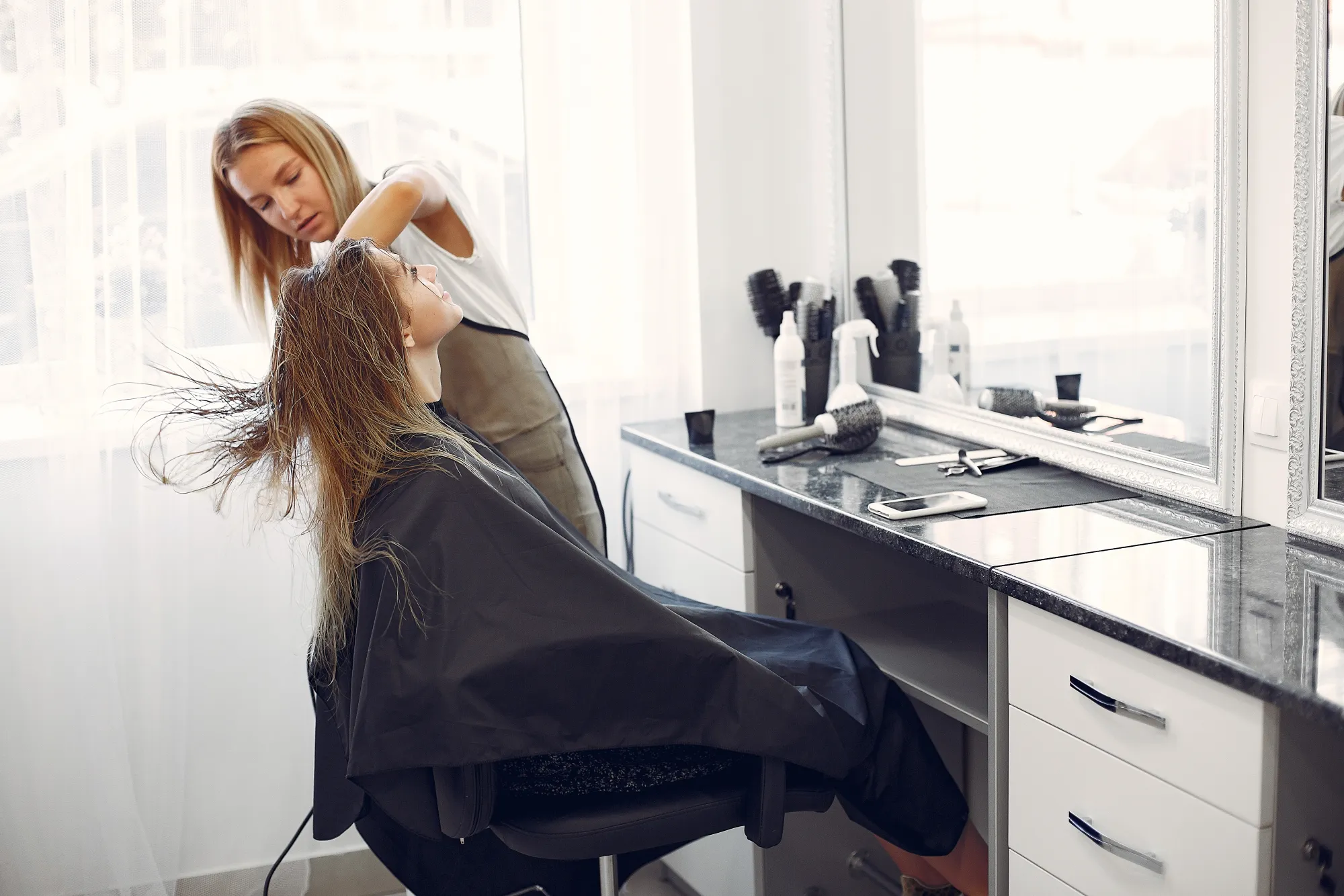 Salon de coiffure — service client